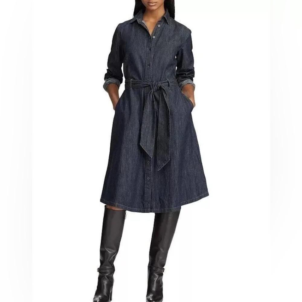 Ralph Lauren Petite Denim Shirtdress
